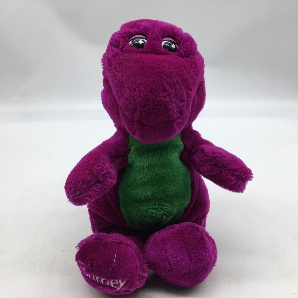1992 Lyons Group 13” Barney The Purple  Dinosaur  Vintage Plush Stuffed Animal